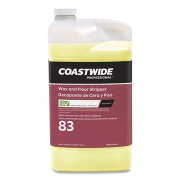 Coastwide Professional™ Wax And Floor Stripper For Expressmix System, Ultra-low Odor Soap Scent, 3.25 L Bottle, 2-carton freeshipping - TVN Wholesale